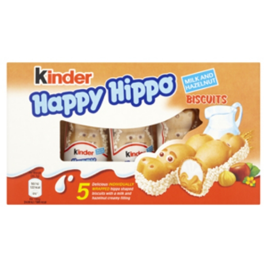 Picture of Happy Hippo Kinder Hazelnut MULTIPACK 5pk x10